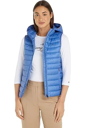 Tommy Hilfiger Damen Weste Padded Global Stripe Steppweste, , L