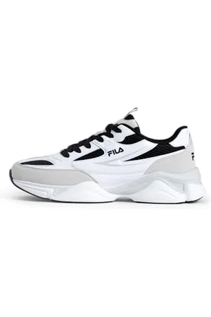 Fila Herren RECADE Sneaker, White-Black, 46 EU