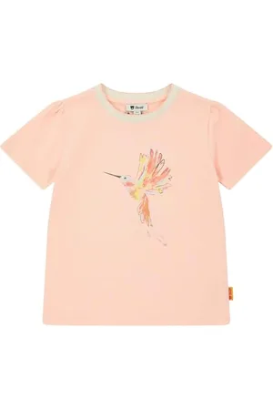 Steiff T-Shirt Kurzarm EU Größe 98 , Kurzarm Shirt, Sommer Shirt für Kinder, Babyoberteil, ideales Basic Shirt, bequem und weich, waschmaschinenfest