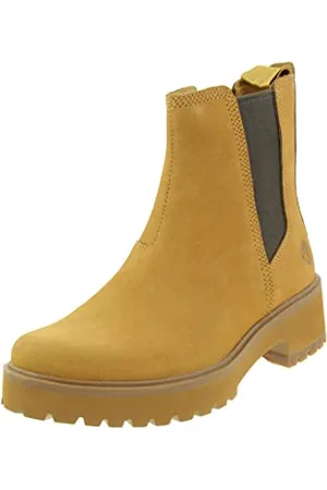 Timberland Damen Carnaby Cool Basic Chelsea Boot, Gelb, 38.5 EU