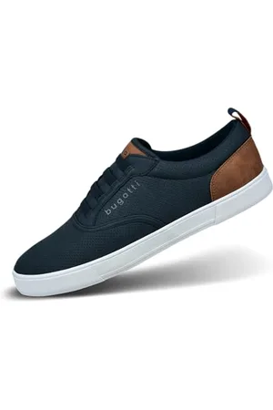 Bugatti Bequeme Schnürschuh Memory Foam Elegante Casual Easy Fit Sneaker aus Austauschbaren Einlegesohlen, , 44 EU
