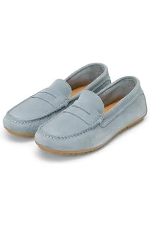 Marc O’ Polo Marc OߴPolo Damen Mokassins aus Leder elegant, Blau (Light Blue), 40