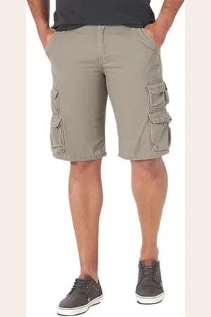 Wrangler Herren Premium Twill Cargo Shorts - Grün - 46