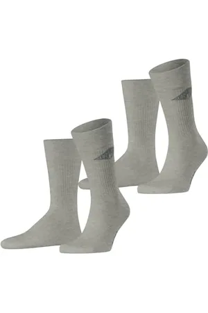 ESPRIT Herren Socken Unisex Logo Multipack M So Baumwolle gemustert 2 Paar, , 39-42