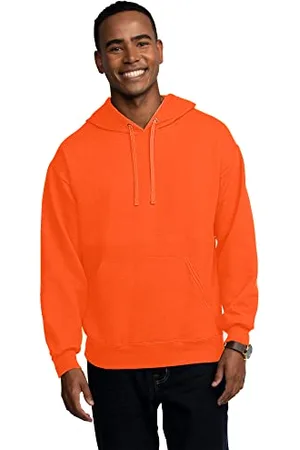 Fruit Of The Loom Uni Eversoft Fleece Hoodies, Moisture Wicking & Breathable, Pullover Hooded Sweatshirt Kapuzenpullover, , Large