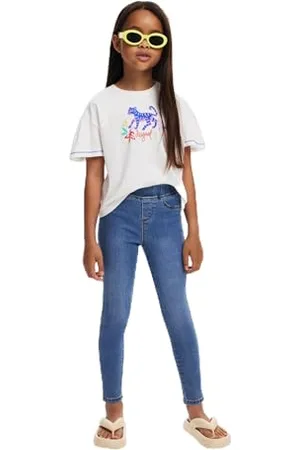 Desigual Mädchen Leggings_Jean Watch, , 8 Jahre