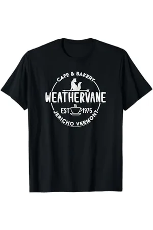 Wednesday Weathervane Café & Bakery Coffee Logo T-Shirt