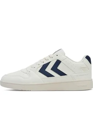 Hummel Unisex ST. Power Play CL Sneaker, White/Navy, 37 EU