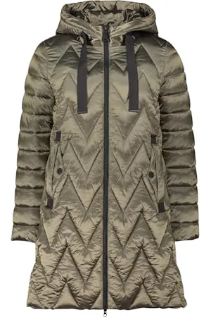 Betty Barclay Damen Steppjacke mit Kapuze Taupe,38