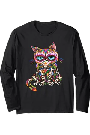 Grumpy Cat Tag der Toten - Día de Los Muertos Langarmshirt