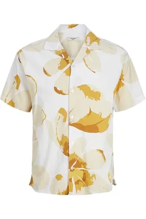 JACK & JONES Herren Jprblapalma Resort Shirt S/S Sn Freizeithemd 12252948 , ,L