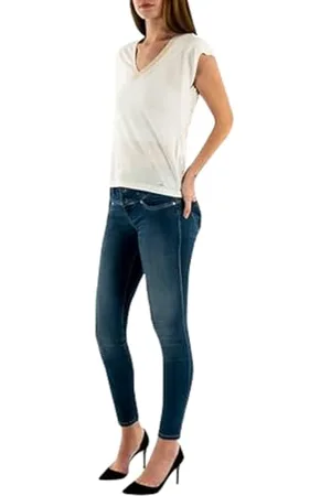 Morgan Kurzarm-T-Shirt und V-Kragen XL