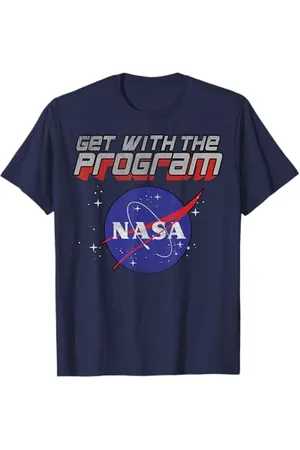 Nasa Get With The Program Logo T-Shirt