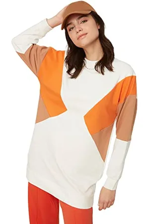 Trendyol Damen Ecu Gestricktes Sweatshirt. Sweatshirt, , L EU