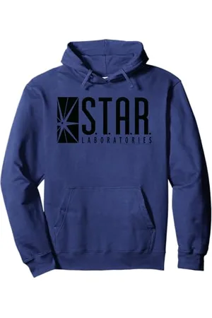 DC Comics Originals Flash Star Labs Logo Black Pullover Hoodie