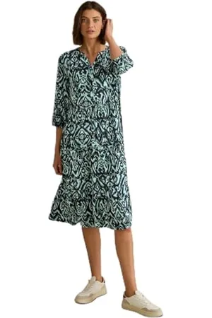 CECIL Damen B144392 Gemustertes Volant-Kleid, , M