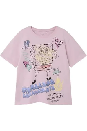 NAME IT Nkfsema Spongebob Ss Nreg Top Box Cplg