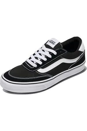 Vans Herren Brooklyn Ls Sneaker, Wildleder/Canvas Schwarz/Weiß, 46 EU
