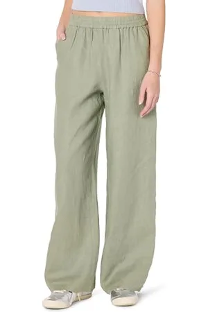 THE DROP Bonni Pull On Linen Pant Hose, , 4XL Große Größen