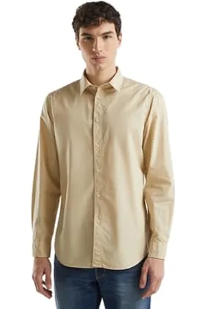 Benetton Herren 56kcuq04e Hemd, , Medium