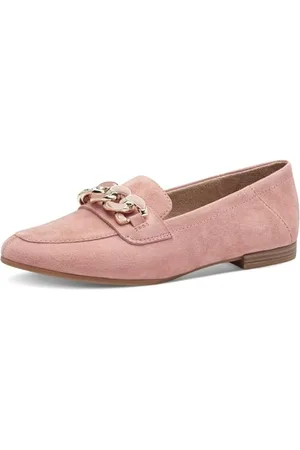 QS by s.Oliver Damen Slipper aus Leder Elegant, Rosa , 36 EU