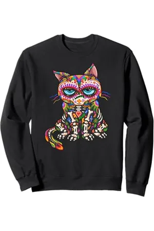 Grumpy Cat Tag der Toten - Día de Los Muertos Sweatshirt