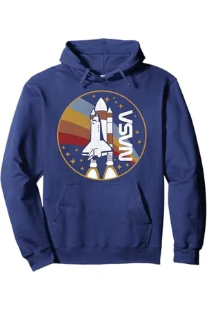 Nasa Shuttle Launch Rainbow Pullover Hoodie