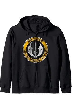 STAR WARS Jedi Academy Yellow Logo May The Force Be With You Kapuzenjacke