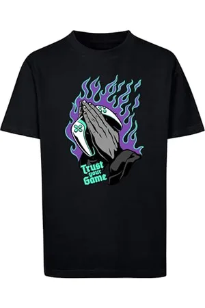 Mister Tee Unisex Kids MTK253-Kids Trust Your Game Tee T-Shirt, Black, 146/152