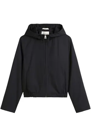 Marc O’ Polo Marc OߴPolo Damen Übergangsjacke mit Kapuze mit Stretch-Anteil, (Deep Night Blue), 38