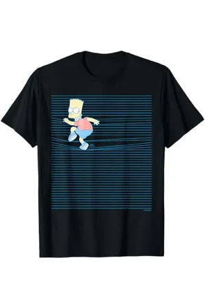 The Simpsons Bart Simpson Ruled Notebook Paper School Escape T-Shirt