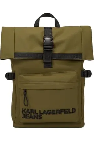 Karl Lagerfeld Herren, Utility Coated Roll Rucksack, Ivy Green, Einheitsgrösse