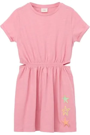 QS by s.Oliver Junior Girls 2130592 Kleid, kurz, , 128