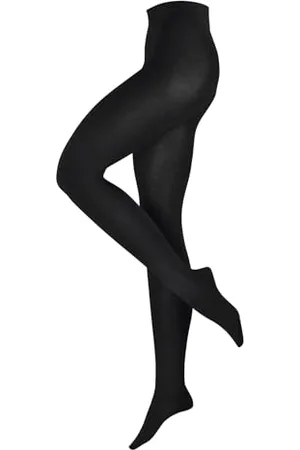 ESPRIT Damen Strumpfhose Plain W Ti Baumwolle Wolle einfarbig 1 Stück, , 44-46