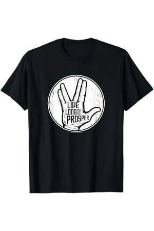Star Trek : The Original Series Live Long & Prosper Circle T-Shirt