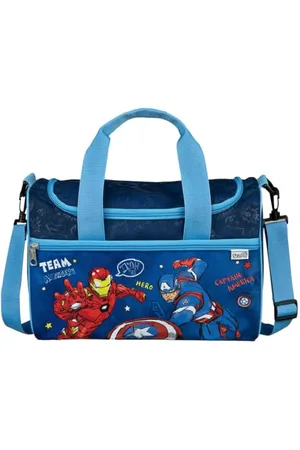 SCOOLI Marvel Avengers Sporttasche für Kinder - Geräumiges Hauptfach - Verstellbarer Schultergurt - Superhelden-Design - Robust