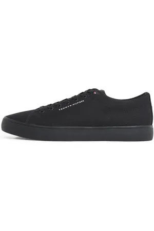 Tommy Hilfiger Herren Vulcanized Sneaker Core Canvas Low Top, (Black), 40