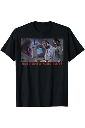 Jurassic Park Doctor Ray Arnold Hold Onto Your Butts Photo T-Shirt