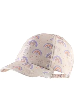 Sterntaler Basecap Regenbogen - Mädchen Schirmmütze Allover Druck - Sommer Baseball Cap elastisch mit Gummizug - Sportive Baby und Kinder Schirmkappe -UV-Schutz 50+, , Größe 49