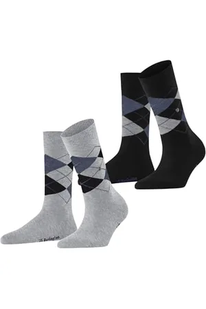 Burlington Damen Socken Everyday Argyle W So Baumwolle gemustert 2 Paar, , 36-41