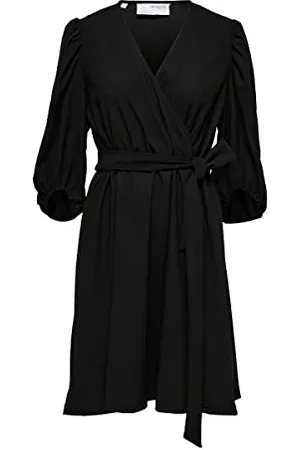 SELECTED Damen Slfmynte 3/4 Short Dress B Kleid, , M EU
