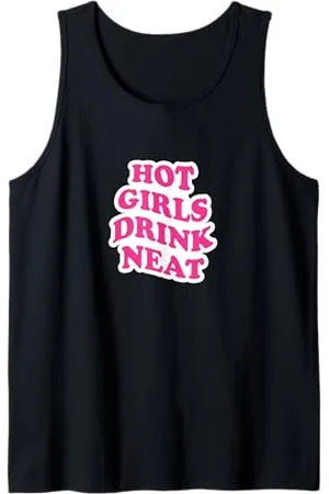 College Heiße Mädchen trinken Fleisch Tank Top