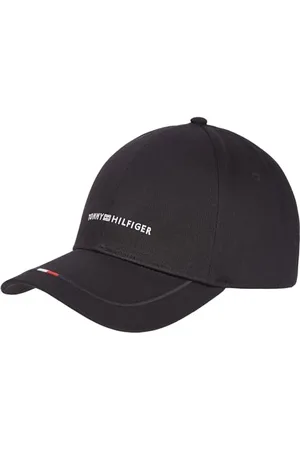Tommy Hilfiger Herren Cap Foundation 6 Panel mit Logo, Schwarz (Black), Einheitsgröße