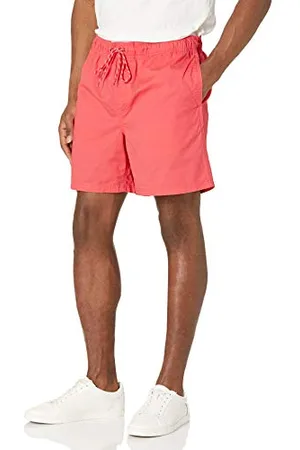 Amazon Herren Shorts mit Kordelzug und 15 cm Innenbeinlänge, , XS