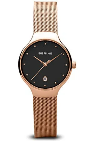 Bering Damen Uhr Quarz Movement - Classic Collection mit Edelstahl und Saphirglas 13326-362 - 3 ATM