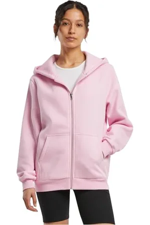 Build Your Brand Damen By290-ladies Fluffy Zip Hoody Sweatshirt, , S EU