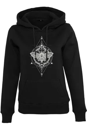 Mister Tee Damen Ladies Moth Hoody XS Black