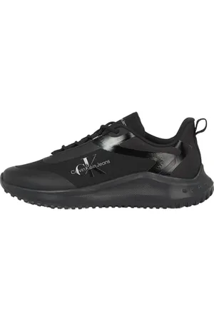 Calvin Klein Herren Runner Sneaker Sportschuhe, Schwarz (Triple Black), 40