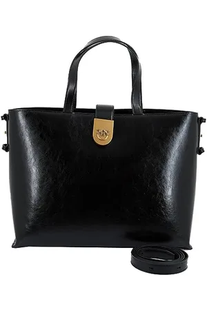 Pinko Damen BRIOCHE Shopper Kalbsleder Shiny