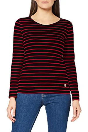 Armor.lux Damen Marinière "Plozévet" Femme Langarmshirt, , 44 EU